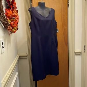 Navy blue business dress